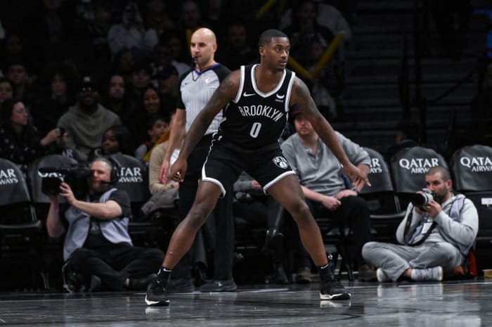 Brooklyn Nets forward Dariq Whitehead
